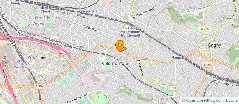 localisation de l'entreprise S.E.A à VILLEMOMBLE