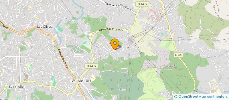 localisation de l'entreprise S E A  ALLAUCH