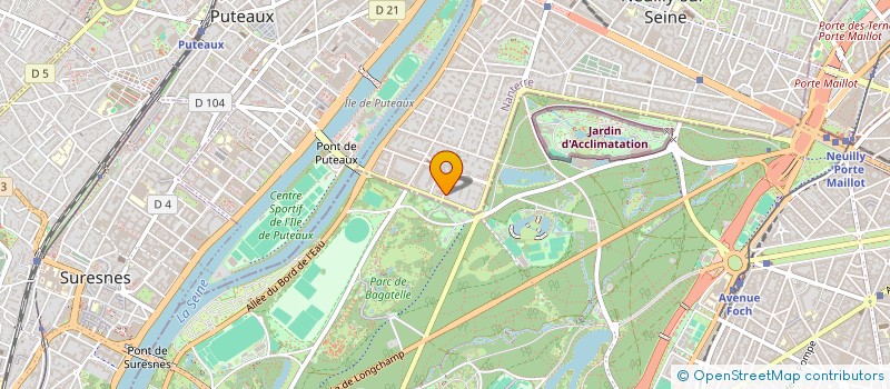 localisation de l'entreprise S.E.A.A. à NEUILLY-SUR-SEINE