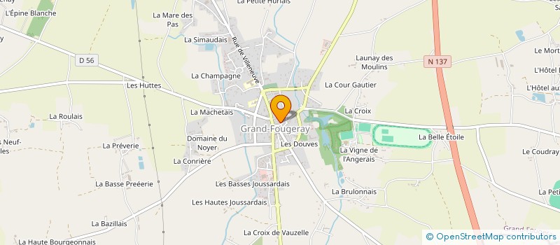 localisation de l'entreprise S.E.A.E  GRAND-FOUGERAY