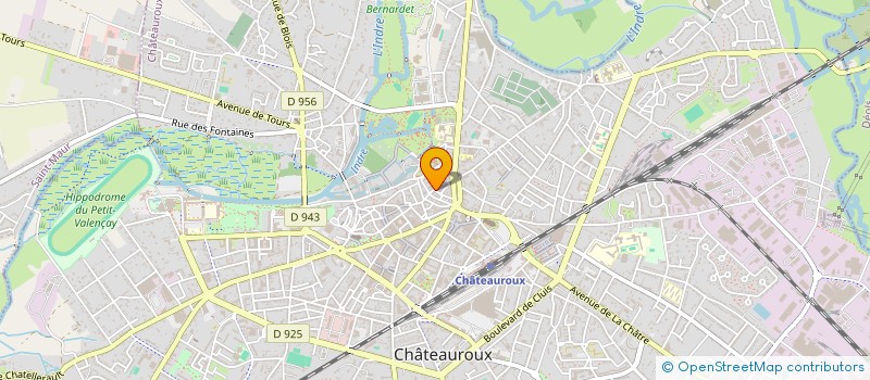 localisation de l'entreprise S.E.A.S.A. à CHATEAUROUX