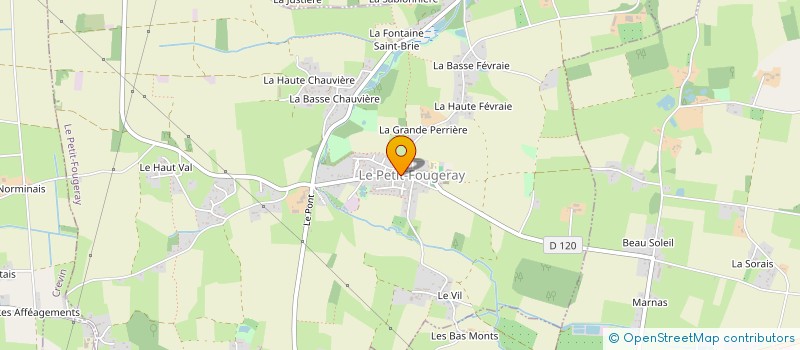localisation de l'entreprise S.E.B à LE PETIT-FOUGERAY