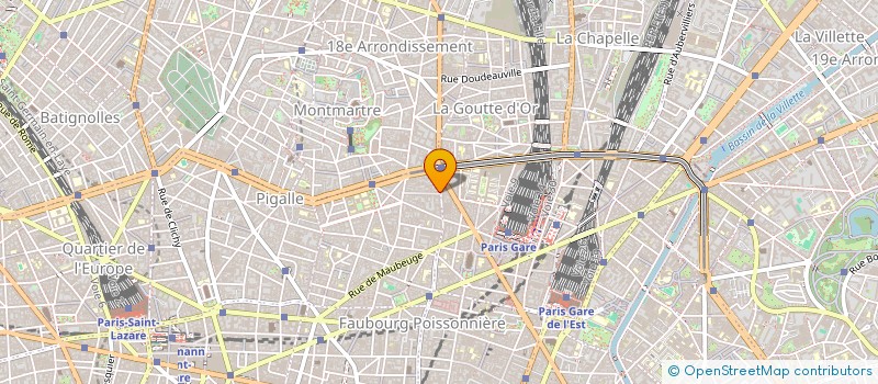 localisation de l'entreprise S.E.B.  PARIS