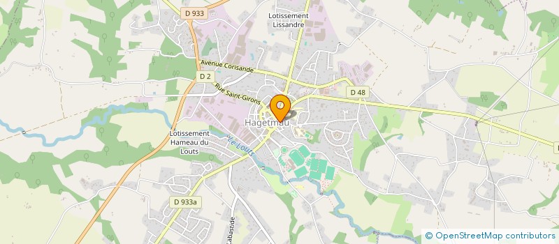 localisation de l'entreprise S.E.B. ET F.LARREZET  HAGETMAU