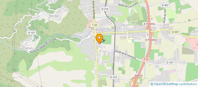 localisation de l'entreprise S.E.B JEUX à BORGO