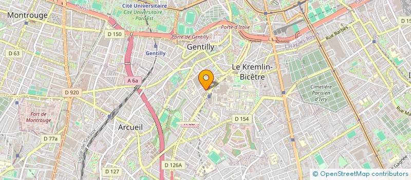 localisation de l'entreprise S.E.B.K.I  GENTILLY