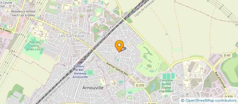 localisation de l'entreprise S.E. BAT à GONESSE