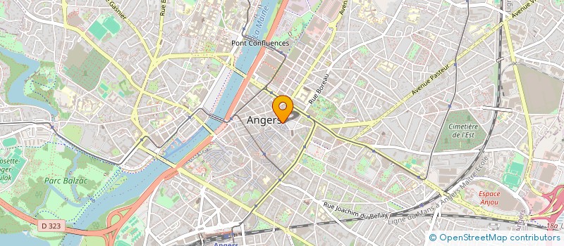 localisation de l'entreprise S & E BUILDING à ANGERS