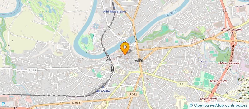 localisation de l'entreprise S E C à ALBI