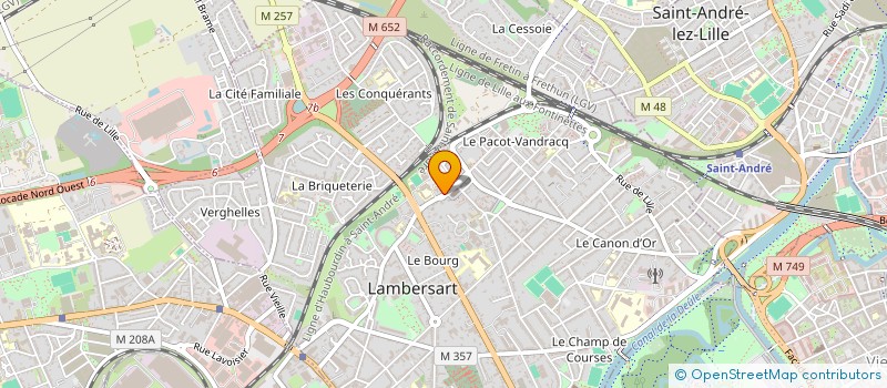 localisation de l'entreprise S.E.C.G.N. SOC EXPERT. COMPTABLE GD NORD à LAMBERSART