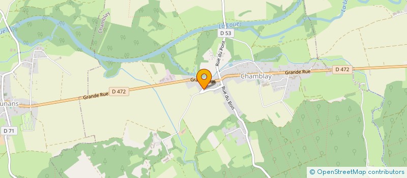 localisation de l'entreprise S E C NORD EST  CHAMBLAY