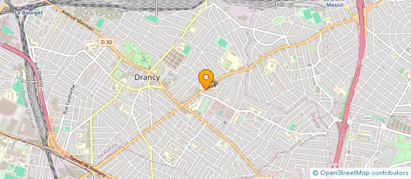 localisation de l'entreprise S.E.D.  DRANCY