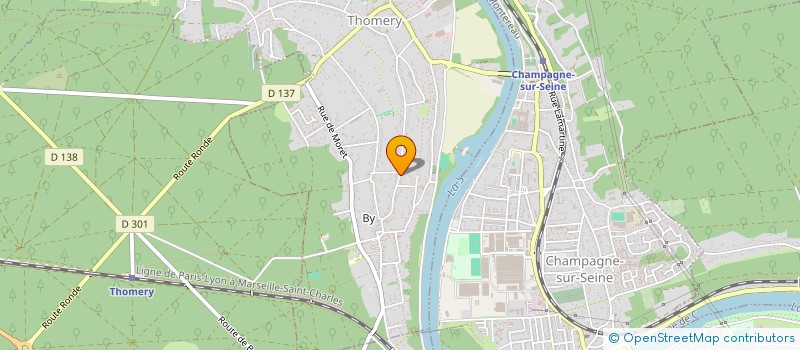 localisation de l'entreprise S.E.D  THOMERY