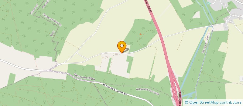 localisation de l'entreprise S-E-D  FLEURY-EN-BIERE