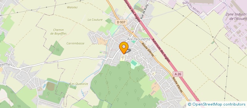 localisation de l'entreprise S.E.D.N.A AIX NOULETTE  AIX-NOULETTE