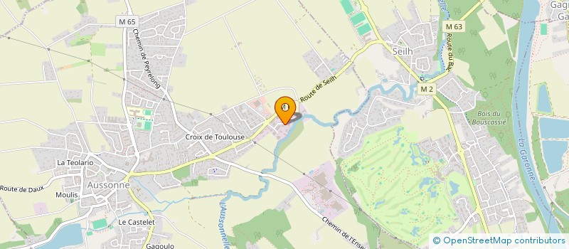 localisation de l'entreprise S.E.D.T  AUSSONNE