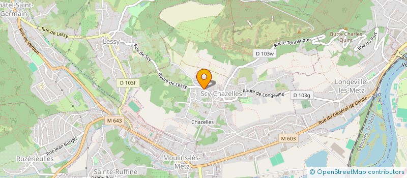 localisation de l'entreprise S E DE LA FERME DE GIRAUMONT  SCY-CHAZELLES