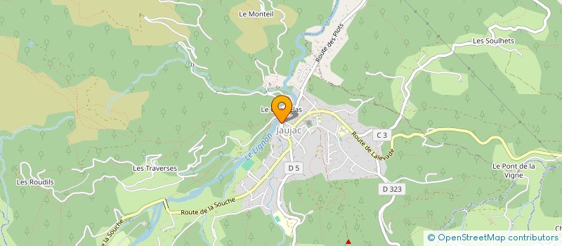 localisation de l'entreprise S.E. DES ETABLISSEMENTS BOISSIN à JAUJAC
