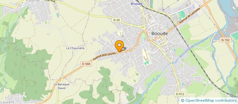 localisation de l'entreprise S.E. DES ETABLISSEMENTS BOUDON à BRIOUDE