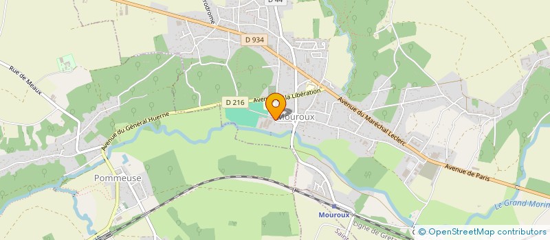 localisation de l'entreprise S.E. DES ETABLISSEMENTS RENE HALLIER  MOUROUX