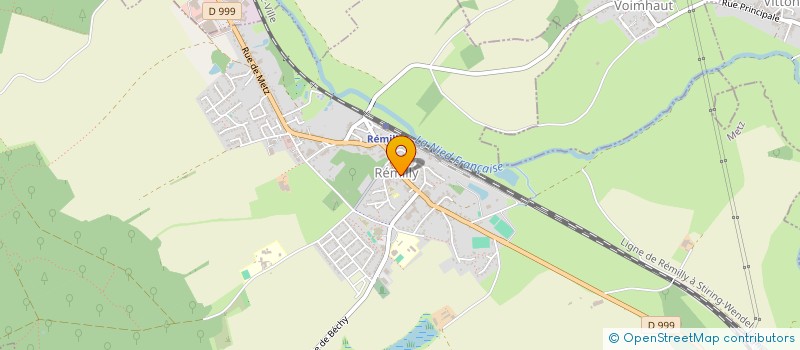 localisation de l'entreprise S.E. DES ETS DIEZ BRUNO  CREUTZWALD