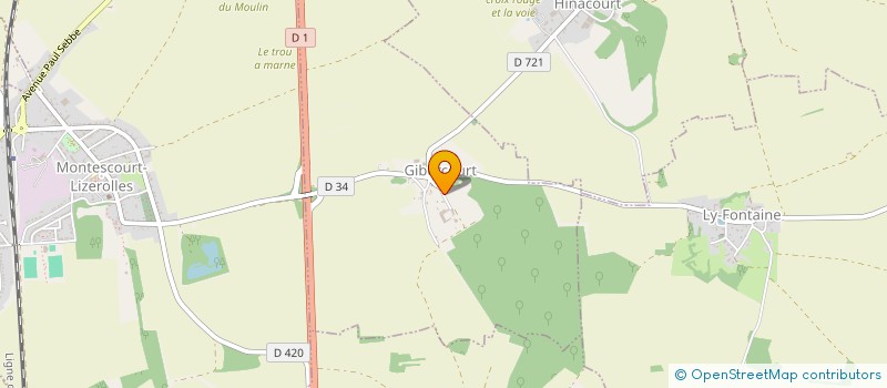 localisation de l'entreprise S.E. DES TRANSPORTS GILBERT BLERIOT  CLASTRES