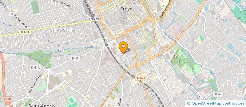 localisation de l'entreprise S.E.E. 3. à TROYES