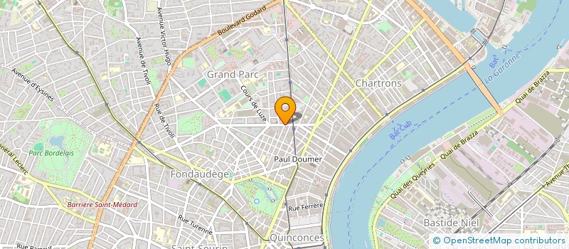 localisation de l'entreprise S.E.E. à BORDEAUX