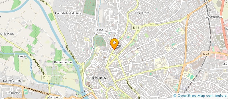 localisation de l'entreprise S E E E ET CIE à BEZIERS