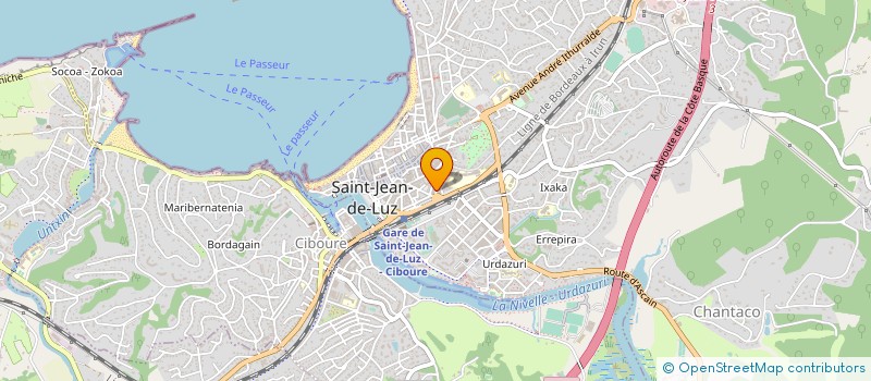 localisation de l'entreprise S.E.E. LOUIS SALHA SARL à SAINT-JEAN-DE-LUZ