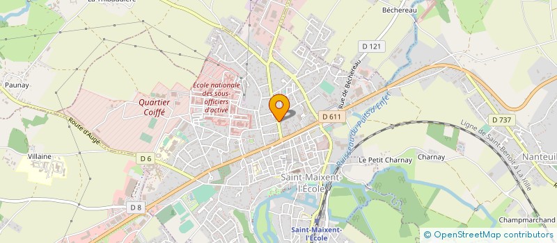 localisation de l'entreprise S.E.E.M.I. ISOLANTS à SAINT-MAIXENT-L'ECOLE