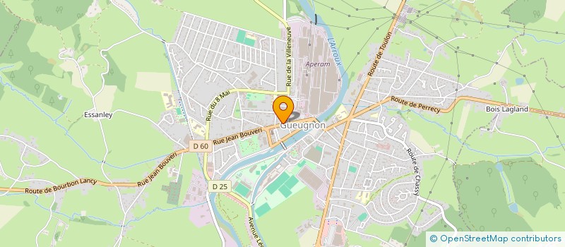 localisation de l'entreprise S E E P G à GUEUGNON