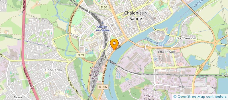 localisation de l'entreprise S.E.E.R.E. à CHALON-SUR-SAONE