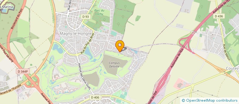 localisation de l'entreprise S E F  MAGNY-LE-HONGRE