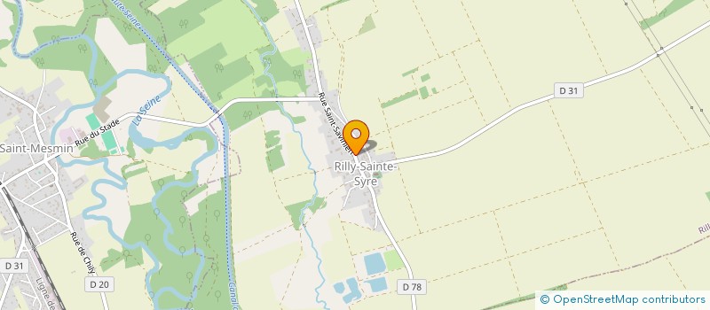 localisation de l'entreprise S E F à RILLY-SAINTE-SYRE
