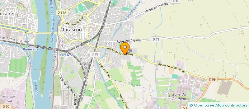 localisation de l'entreprise S E F B à TARASCON