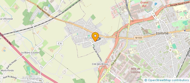 localisation de l'entreprise S E F E R à LILLE
