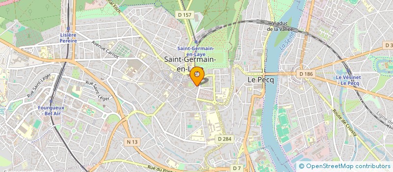 localisation de l'entreprise S E F F O N - SOCIETE D'EXPLOITATION FORESTIERE FRANCO NORVEGIENNE à SAINT-GERMAIN-EN-LAYE