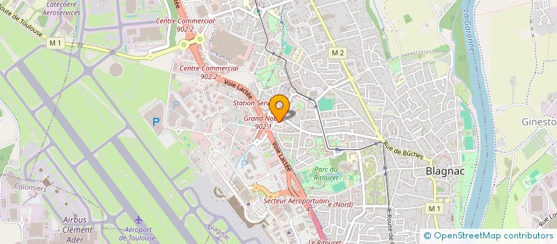 localisation de l'entreprise S.E.F. HOLDING SA  BLAGNAC