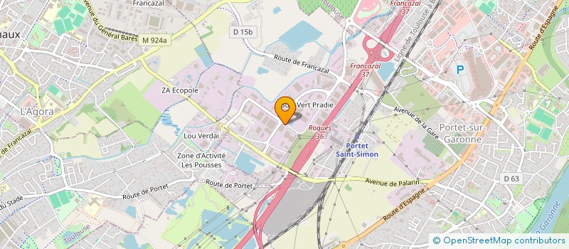 localisation de l'entreprise S.E.F.I. EURO -FELIX à PORTET-SUR-GARONNE