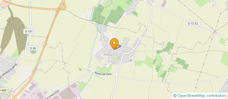 localisation de l'entreprise S.E.G  REBREUVE-RANCHICOURT