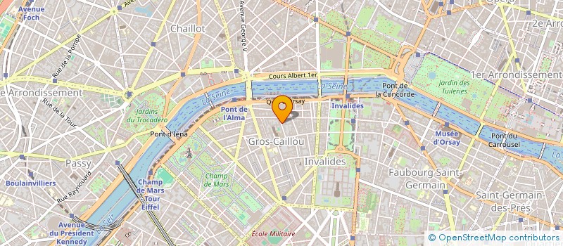 localisation de l'entreprise S.E.G. à PARIS