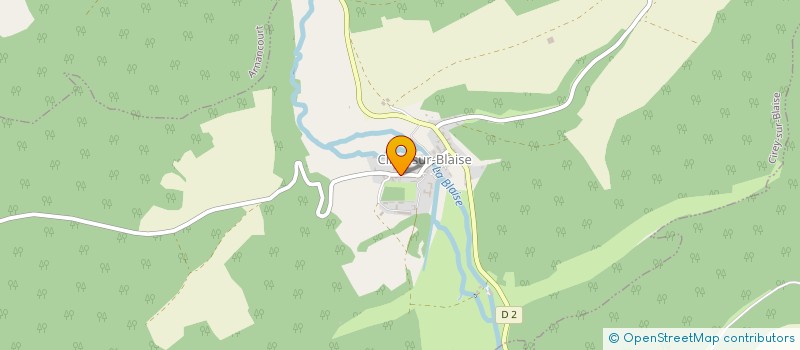 localisation de l'entreprise S.E.G.E. à CIREY-SUR-BLAISE