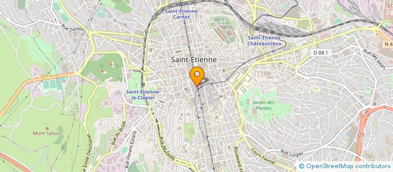 localisation de l'entreprise S E G E P I SARL  SAINT-ETIENNE