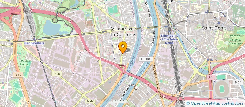 localisation de l'entreprise S.E.G.M. à VILLENEUVE-LA-GARENNE