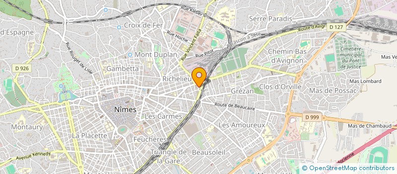 localisation de l'entreprise S E H A à NIMES