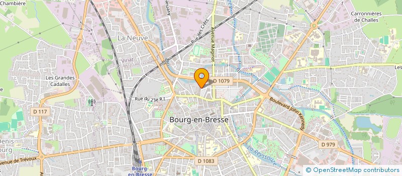 localisation de l'entreprise S.E.H.B. SARL SOCIETE D'EXPLOITATION HOTELIERE DE BOURG EN BRESSE SARL  BOURG-EN-BRESSE