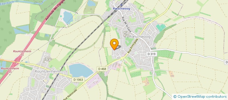 localisation de l'entreprise S.E. INVESTISSEMENTS  RSCHWOOG