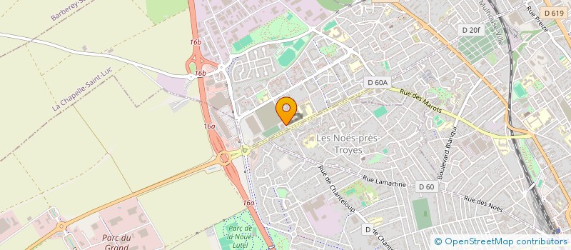 localisation de l'entreprise S.E INVESTS  LA CHAPELLE-SAINT-LUC