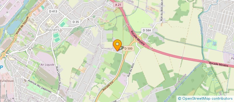 localisation de l'entreprise S.E.J  SIN-LE-NOBLE